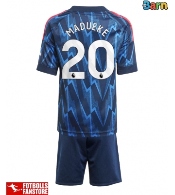 Arsenal Noni Madueke #20 Bortatröja Barn 2025-26 Kortärmad (+ Korta byxor)